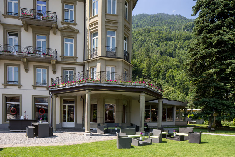 Grand Hotel Beau Rivage, gardens